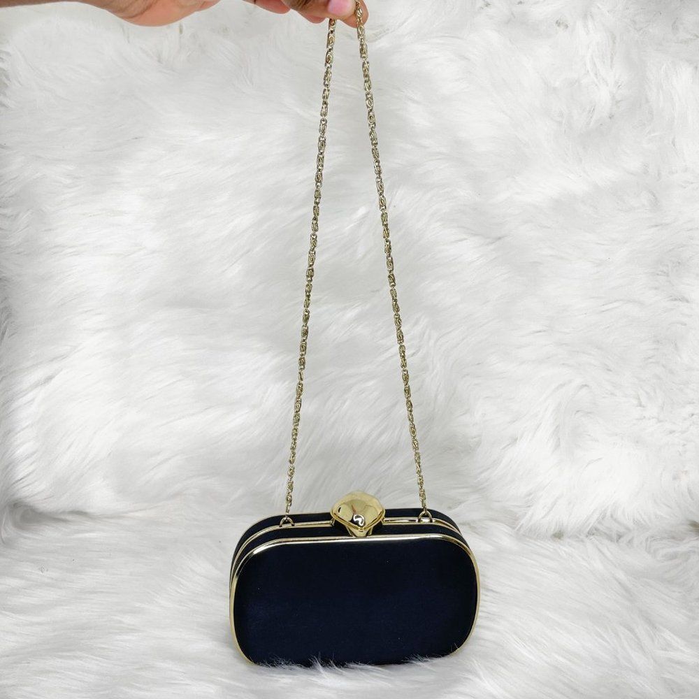Black and Gold Evening Clutch